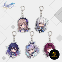 Móc khoá Cute Anime Game Honkai:Star Rail Q Version March 7th Bronya Rand Herta Phụ Kiện Trang Trí B