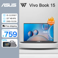 ASUS VivoBook15/360 Office Laptop Intel Corei5 1135G7/Celeron N4500/Pentium N5030 4G/8G/20G RAM 256G/512G SSD Slim Notebook