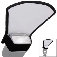 Universal Softbox Flash Diffuser Reflector Softbox Camera Accessories 2 In 1 Silver White For Cameras Photo Studio