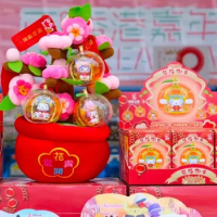2024 New Year Sanrio Figures Cosplay Dragon Orange Cinnamoroll Kuromi Hello Kitty Kuromi Pochacco Figurine Anime Model Doll Toy
