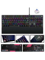 คีย์บอร์ดเกมส์ (Blue SW) รุ่น X28RGB BLUE SW