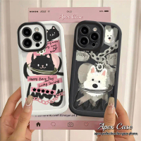 Sarung Pasangan Kucing Anak Anjing untuk Samsung A12 4G A55 A03s A05s A06 M12 A56 A33 A25 A32 A34 A1