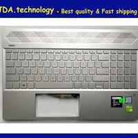 MEIARROW New Laptop top cover for HP Pavilion 15-CW0018AU 15-CW 15-CW0017AU US keyboard upper cover palmrest topcase