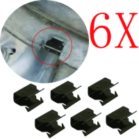6X For Ford Focus MK2 2006 Metal Clamps Cowl Scuttle Panel Trim Clips