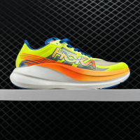 DHYF HOKA ONE ONE Kasut Lelaki Dan Wanita Rocket X2 Kasut Lari Sneakers Kasut Kasual Uniseks Rocket 