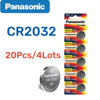 5-30pcs Original PANASONIC CR2032 CR 2032 3V Lithium Battery CR2032 Batteria CR 2032 Battery
