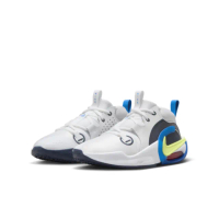 【NIKE 耐吉】籃球鞋 女鞋 大童 運動鞋 包覆 緩震 NIKE AIR ZOOM CROSSOVER 2 GS 白藍 FB2689-103