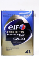 ELF EVOLUTION LLX 5W30 4L 全合成機油【APP下單最高22%點數回饋】