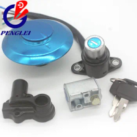 Motorcycle Ignition Switch Key Fuel Tank Cap Cover Steering Locks for Honda Lifan Dayang CM125 CBT125 SDH125 Start Switches Set