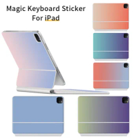 Magic keyboard skin for 2022 ipad pro6 12.9 11inch protection Cover sticker film for ipad Air 4 5th air5 2021 Gradient full set