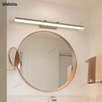 Front mirror led toilet makeup mirror lamp Nordic simple modern toilet bathroom mirror cabinet dedicated wall lamp CD50 W07