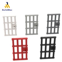 BuildMOC Assembles Particles 60621 1x4x6 door with particle frame Building Blocks Parts DIY electric Edu