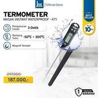 Joil Termometer Masak Digital 0.1°C Waterproof untuk Daging BBQ Baking dan Dapur - KT1