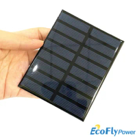 Wholesale Mini Poly Solar Panel 4V 180MA 100*80mm for Intelligence DIY toy power generation board with DC small motor fan cap