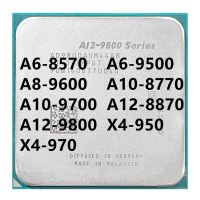 ซ็อกเก็ตโปรเซสเซอร์ CPU, AM4, เหมาะสำหรับ A6-8570, A6-9500, A8-9600, A10-8770, A10-9700, A12-8870, A