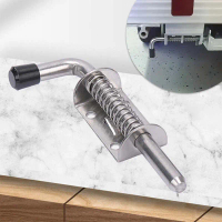 Spring Lock Engsel Pegas Pintu Kabinet Distribusi Kait Pengunci Pegas Pin Rak Pintu Lemari Peralatan