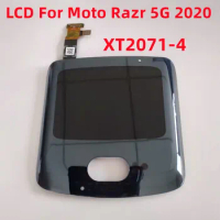 LCD Screen Original For Motorola Razr 5G 2020 Moto XT2071-4 External Small LCD Display Touch Digitizer Assembly Replacement