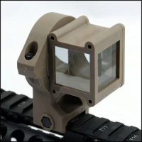 Tactical Angle Sight Reflex, 360 Rotate Sight for Red Dot or Holographic Sight, Around the Corner Solution