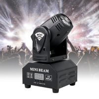 Lampu Sorot Pangg Led Stage Spotlight Beam Moving Head 10w Dm512 Black