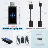 Car Mini AI Box for Apple Carplay Wireless Adapter Car OEM Wired CarPlay To Wireless CarPlay USB Dongle Plug and Play Playaibox