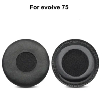 Soft Gaming Ear Covers Breathable Earpads Black for JABRA evolve 20se 30II 40 65