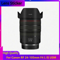 For Canon RF 24-105mm F4 L IS USM Lens Sticker Protective Skin Decal Vinyl Wrap Film Anti-Scratch Protector Coat F/4L 24-105