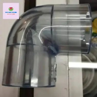 Elbow Pvc Bening Transparan / Knee Pipa Pvc Clear SCH40 uk 1/2 - 3/4 - 1 - 1 1/4 - 1 1/2 - 2" inchi