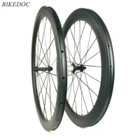 BIKEDOC Cheap 700C Carbon Wheels Front 50MM Rear 60MM Bicycle Wheelset