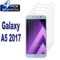 2/4Pcs Tempered Glass For Samsung Galaxy A5 2017 J3 J5 2015 J7 2016 J7 2015 J7 2017 J7 Pro J5 Pro Screen Protector Glass