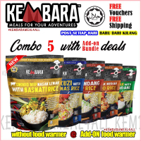 Kembara Meal Combo 5 (MEAL-READY-TO-EAT) spirulina cereal kefir grains organic noodles set kerabu th