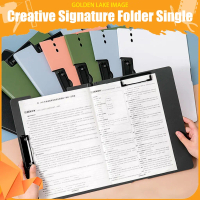 A4 Clipboard with Cover Long File Folder Organizer Paper Organizer Clipboard