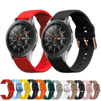 For Samsung Galaxy Watch 42mm 46mm Bracelet 20mm 22mm Silicone Sport Strap For Samsung Galaxy 3 41 45mm/Gear S3 S2/Active 2 Band