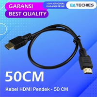 Kabel HDMI to HDMI Male to Male Pendek 50CM / 50 CM / 0.5 Meter
