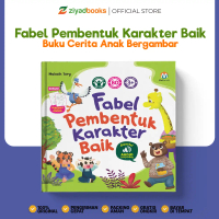 Buku Cerita Anak Bergambar - Fabel Pembentuk Karakter Baik - Hardcover Books