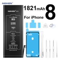 Nohon Battery For Apple iPhone 8 1821mAh 3.82V High Capacity Phone Li-polymer Bateria +Free Tools For iPhone8