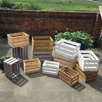 實木箱子定制做長方形復古儲物水果木框大號整理收納筐簡易陳列箱
