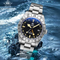 Addies Dive 39mm Men's Luxury Watch Luminous Stainless Steel Relogio Masculino Bubble Mirror Glass GMT Waterproof Watches
