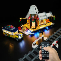 Led Light Kit Building Blocks Winter Village Station For LEGO Creator 10259 (Only Light Kit Included)