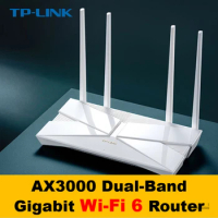 TP-LINK AX3000 Dual-band Gigabit Wi-Fi 6 Wireless Router, 4*10/100/1000Mbps Adaptive WAN/LAN Ports, Mesh Networking, TL-XDR3010