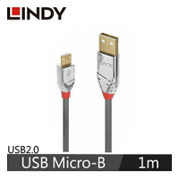 【最高22%回饋 5000點】LINDY林帝 CROMO USB2.0 TYPE-A公 TO MICRO-B公 傳輸線 1M