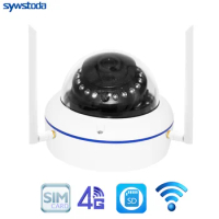 3G 4G SIM Card 1080P HD Wireless Dome IP Camera Audio Home CCTV Security Camera Night-Vision SD Card CamHi