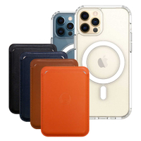 O-One 圓一MagSafe皮革卡套+MagSafe磁石保護殼for iPhone 11&amp;12系列Xperia 1系列