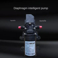 Pressure Diaphragm Water Sprayer Car Wash 12 V DC 12V 70W 130PSI 4L/MIN Agricultural Electric Water Pump Black Micro High