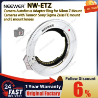 NEEWER NW-ETZ Camera Autofocus Adapter Ring for Nikon Z Mount Cameras with Tamron Sony Sigma Zeiss FE mount and E mount lenses