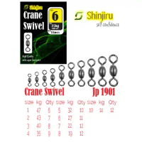 Crane Swivel Shinjiru Peniti Pelampung