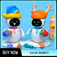 Eilik Smart Robot Ai Emo Intellect Robots Voice Emo Robot Spanish Interactive Touch Eilik-Robot Desk