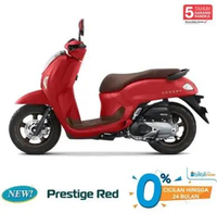 All New Honda SCOOPY PRESTIGE & STYLISH CBS ISS Sepeda Motor Prestige Red Semarang