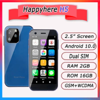 Happyhere H5 Mini 4G Smartphone Android 10 OTG Dual Sim Octa Core 13MP Camera WIFI Bluetooth GPS 3.0" cheap Small Mobile Phones
