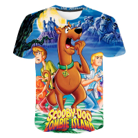 2023 newkids เสื้อผ้า Scooby Doo เสื้อยืดเด็ก colothing ฤดูร้อนสบายๆแขนสั้น TEE พิมพ์ Cool การ์ตูน An เสื้อน่ารัก TEE