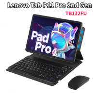 Magnetic Wireless Bluetooth Keyboard Mouse Case for Lenovo Tab P11 Pro 2nd Gen 11.2 TB132FU Case for Lenovo Xiaoxin Pad Pro 2022